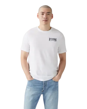 Classic Graphic T-Shirt in Brin Music Inspired White