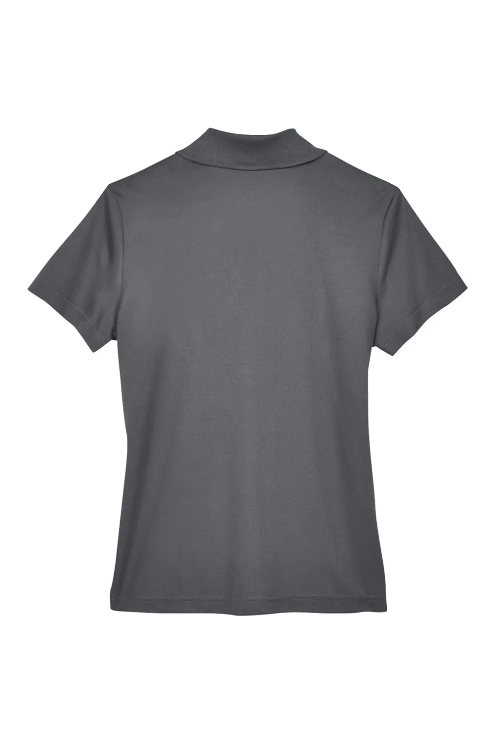 Core 365 Womens Balance Performance Moisture Wicking Short Sleeve Polo Shirt - Safety Yellow/Carbon Grey