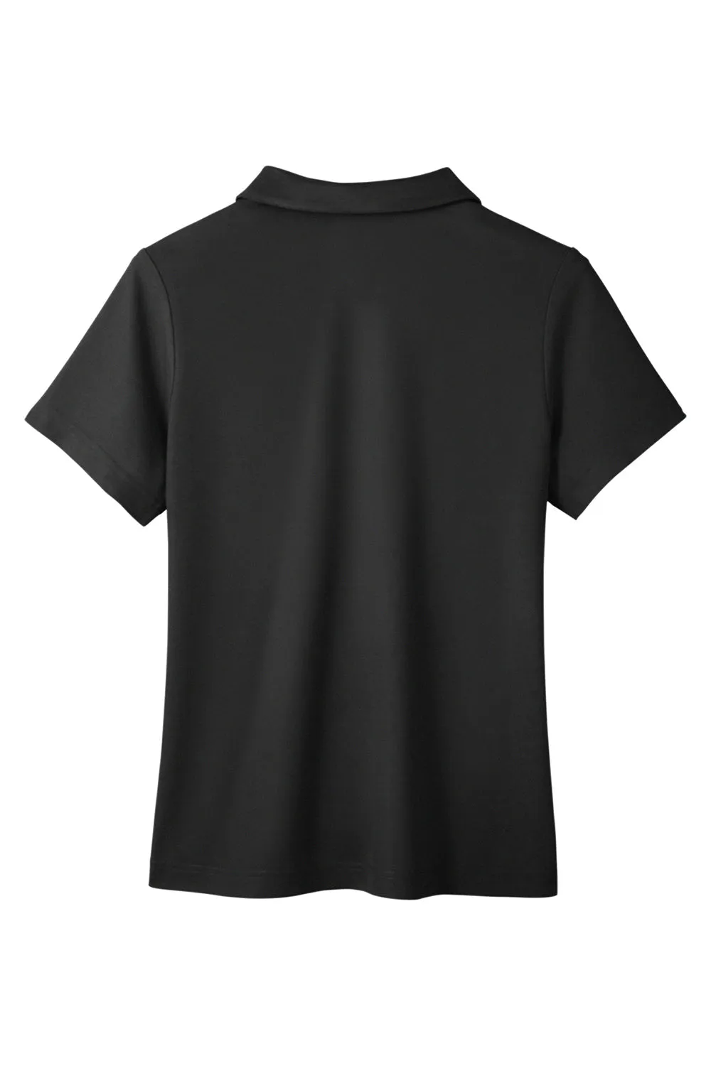 Core 365 Womens Fusion ChromaSoft Performance Moisture Wicking Pique Short Sleeve Polo Shirt - Black