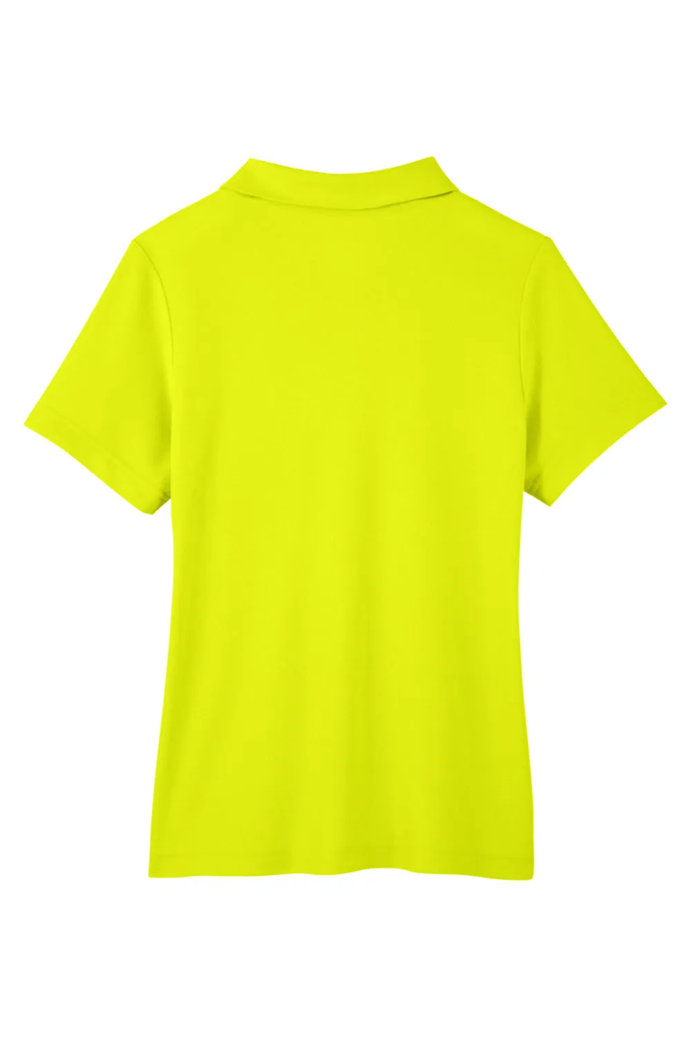 Core 365 Womens Fusion ChromaSoft Performance Moisture Wicking Pique Short Sleeve Polo Shirt - Safety Yellow