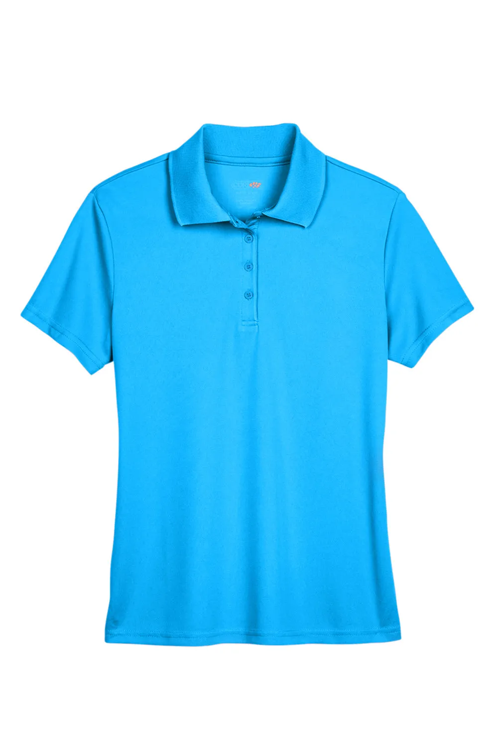 Core 365 Womens Origin Performance Moisture Wicking Short Sleeve Polo Shirt - Electric Blue