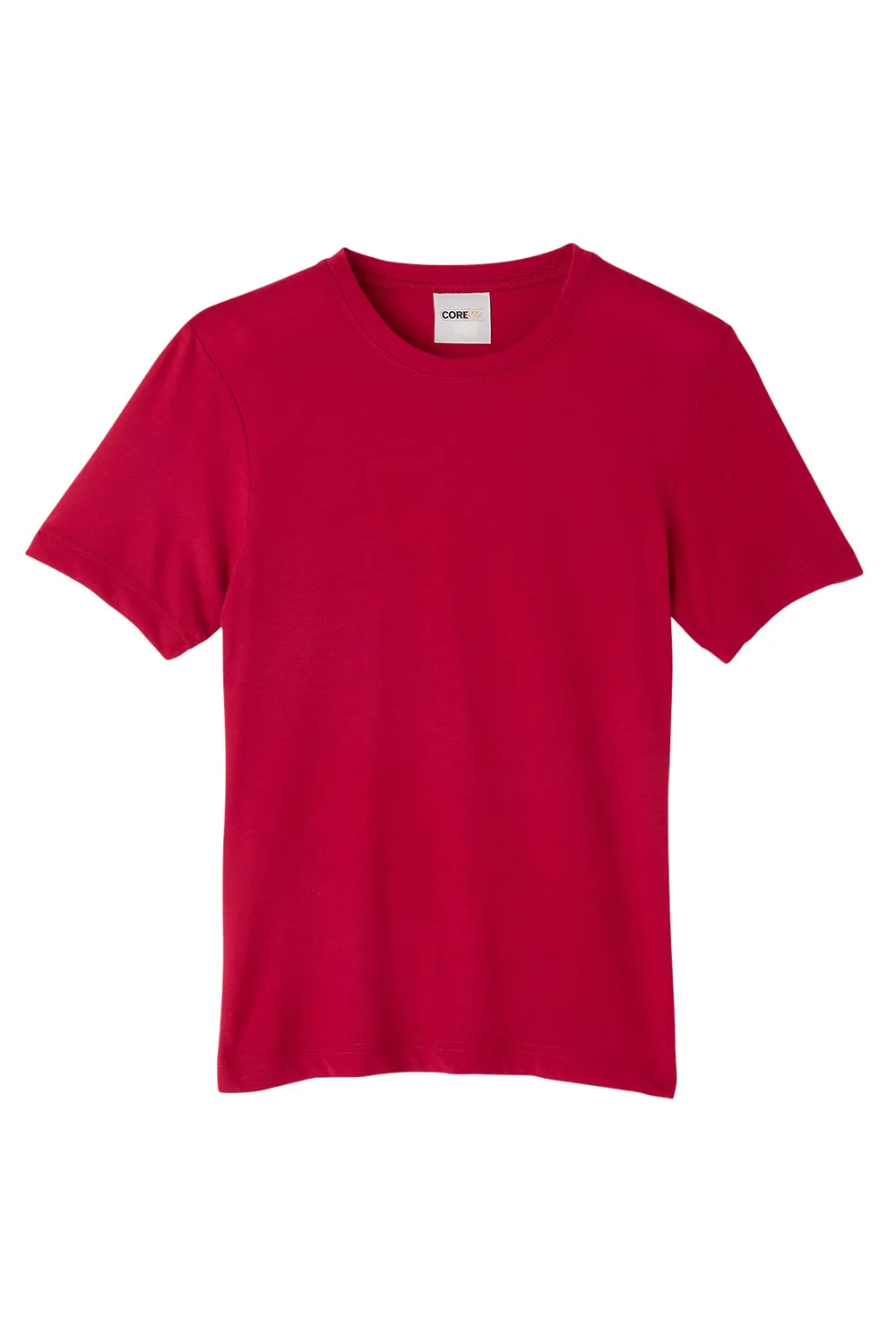 Core 365 Youth Fusion ChromaSoft Performance Moisture Wicking Short Sleeve Crewneck T-Shirt - Classic Red