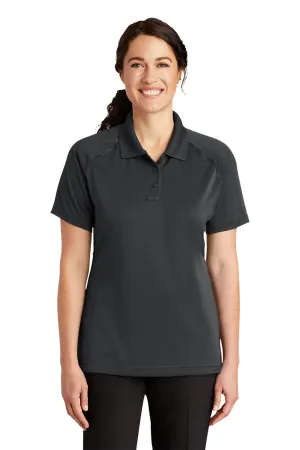 CornerStone Womens Select Tactical Moisture Wicking Short Sleeve Polo Shirt - Charcoal Grey