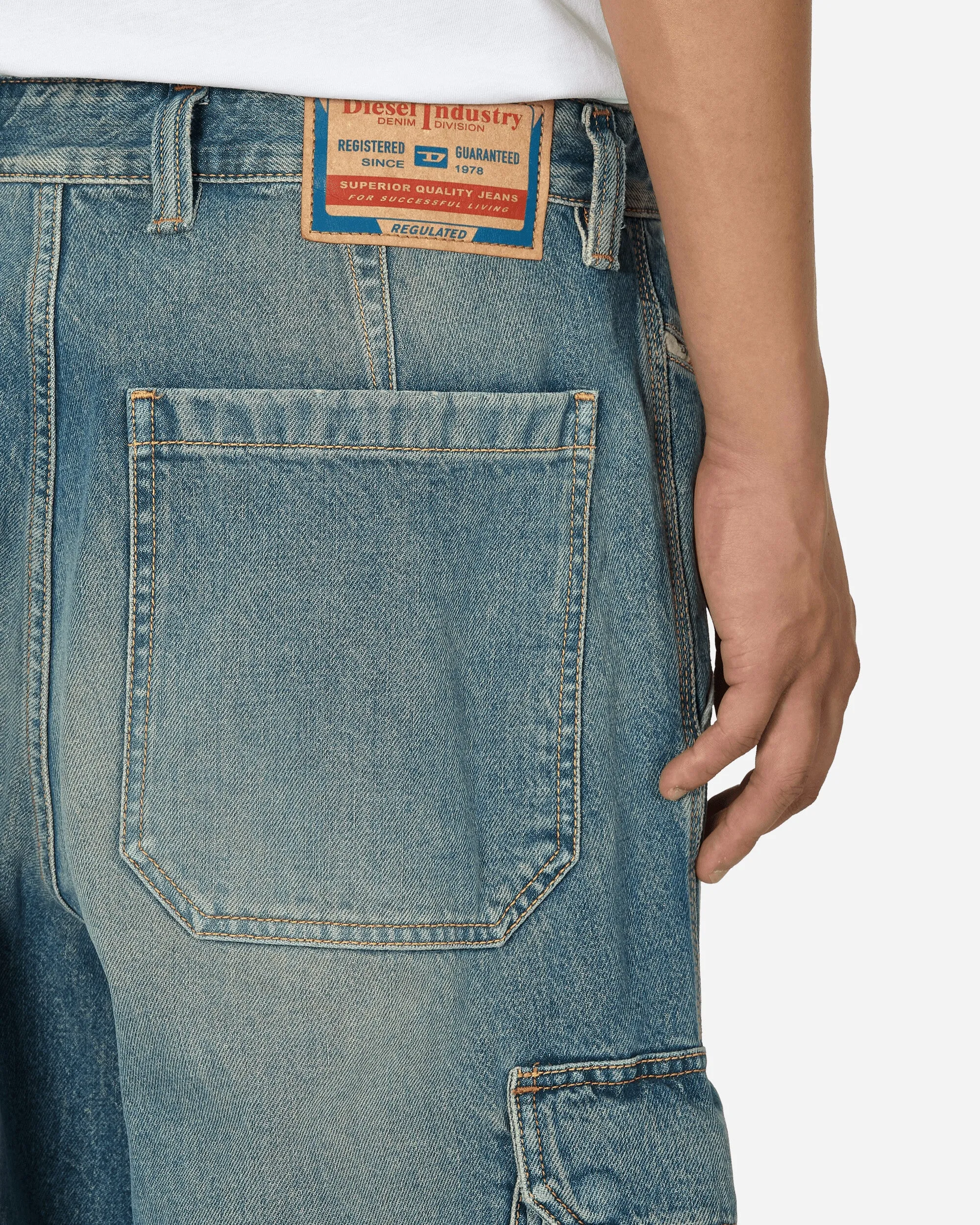 D-Fish Straight Jeans Light Blue