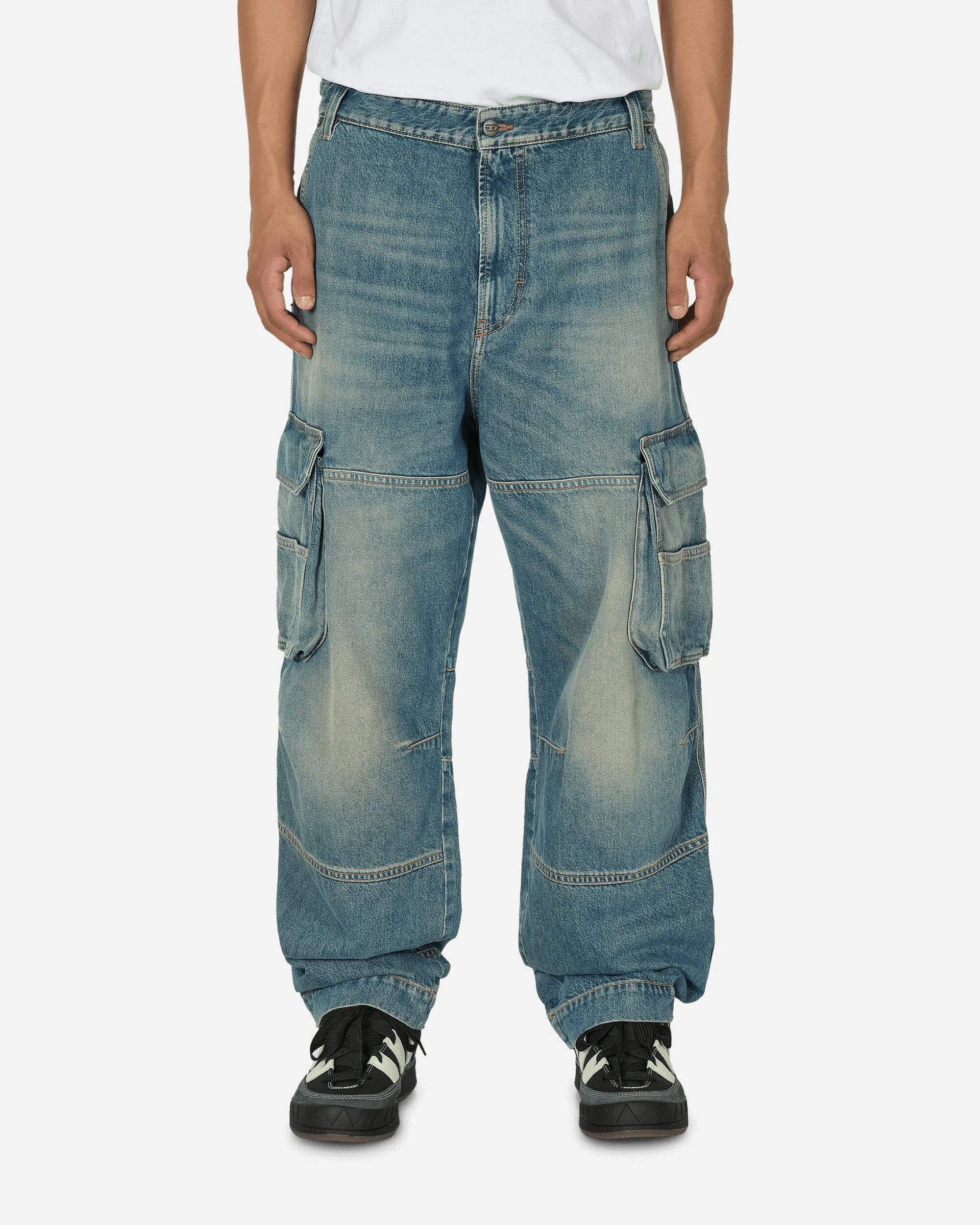 D-Fish Straight Jeans Light Blue