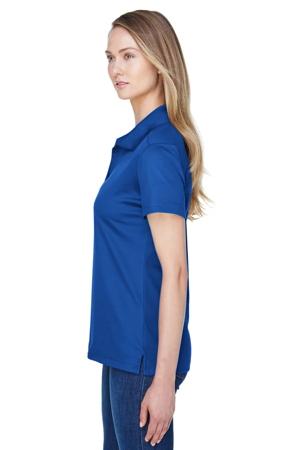 Devon & Jones Womens CrownLux Performance Moisture Wicking Short Sleeve Polo Shirt - True Royal Blue