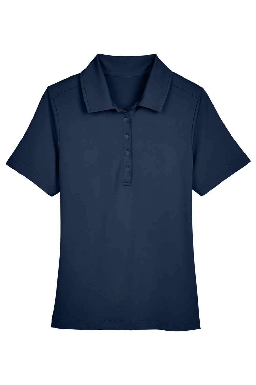 Devon & Jones Womens CrownLux Range Flex Performance Moisture Wicking Short Sleeve Polo Shirt - Navy Blue
