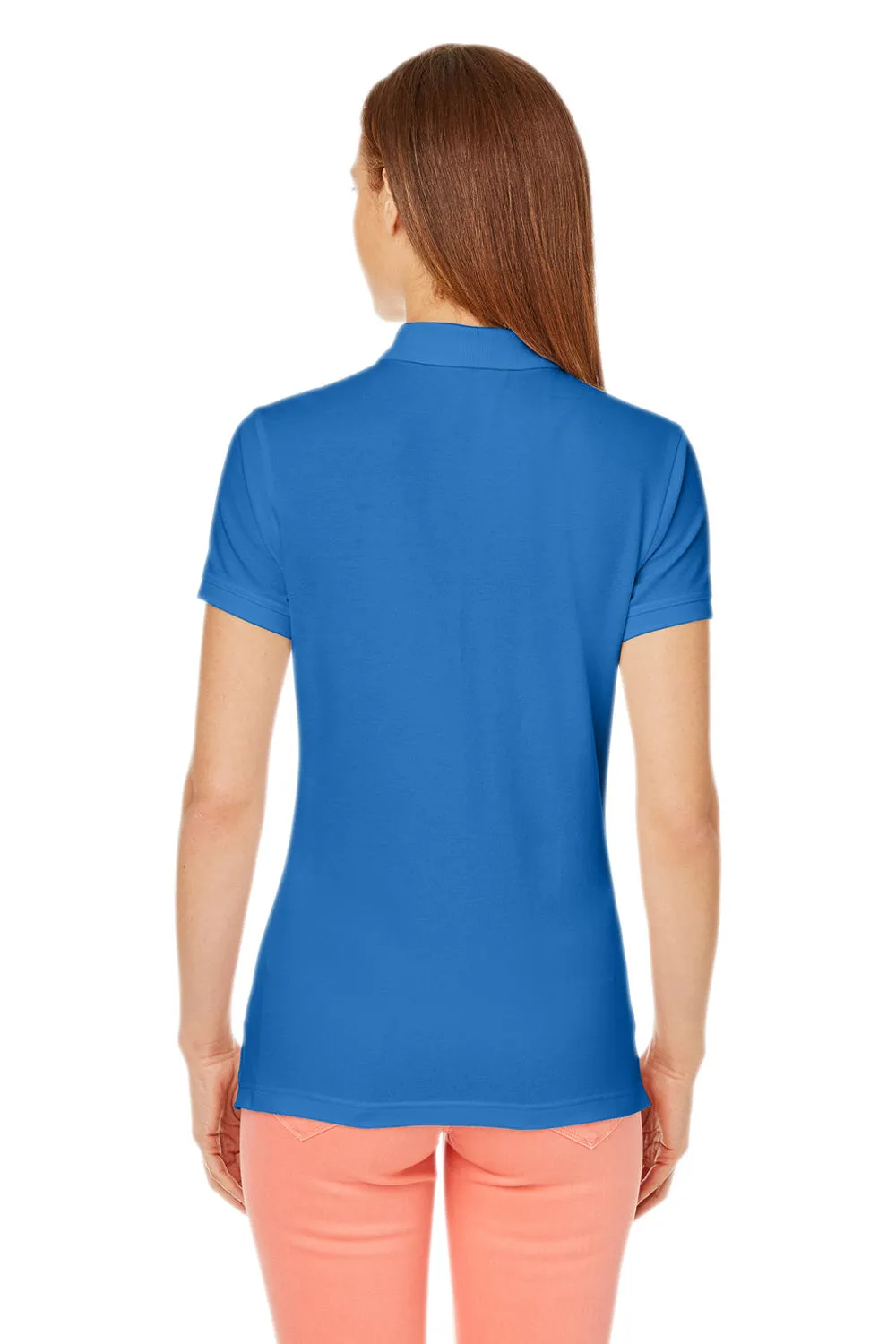 Devon & Jones Womens New Classics Performance Moisture Wicking Short Sleeve Polo Shirt - French Blue