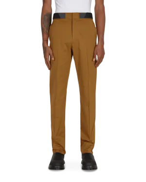 Diagonal Attica Pants Brown