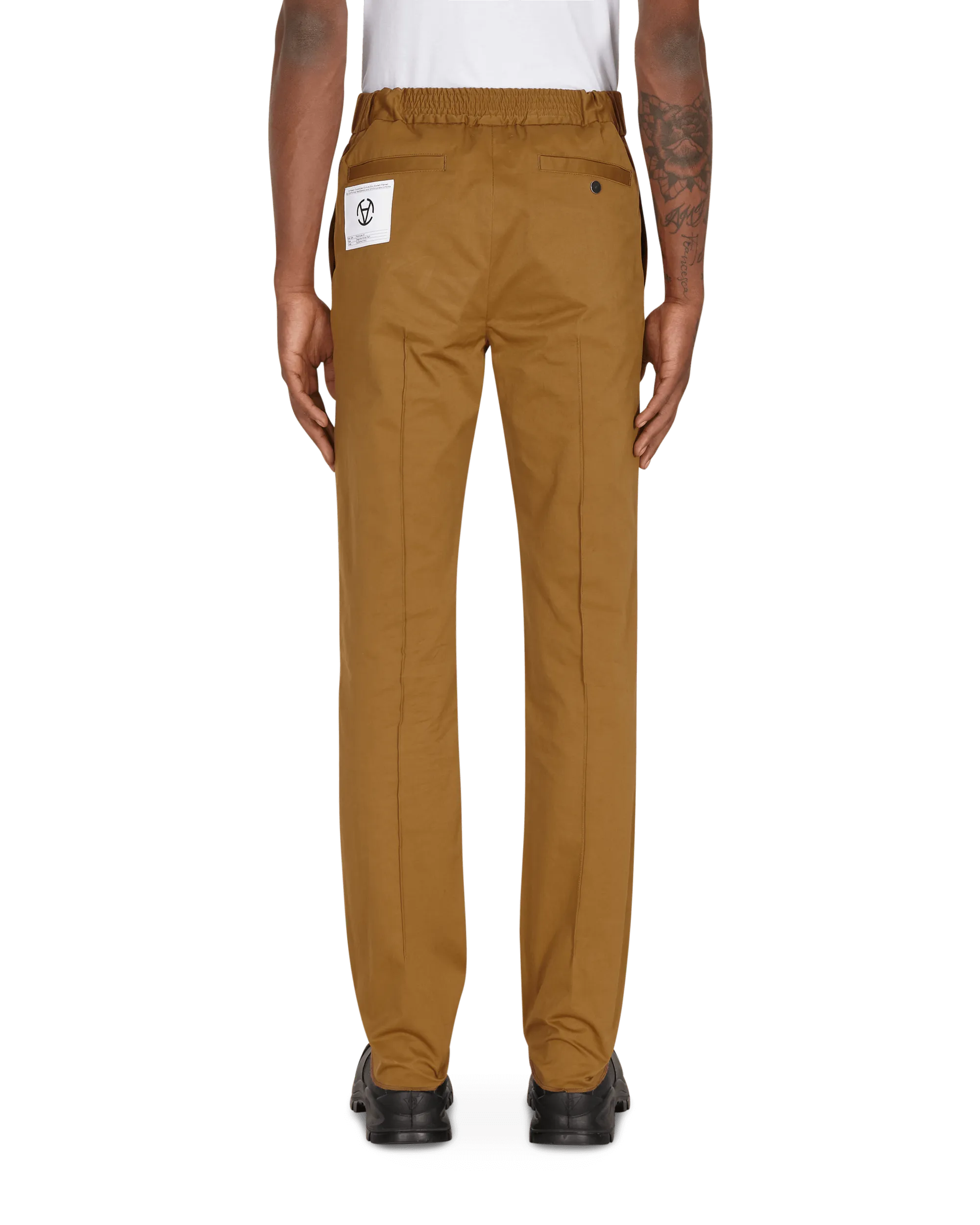 Diagonal Attica Pants Brown