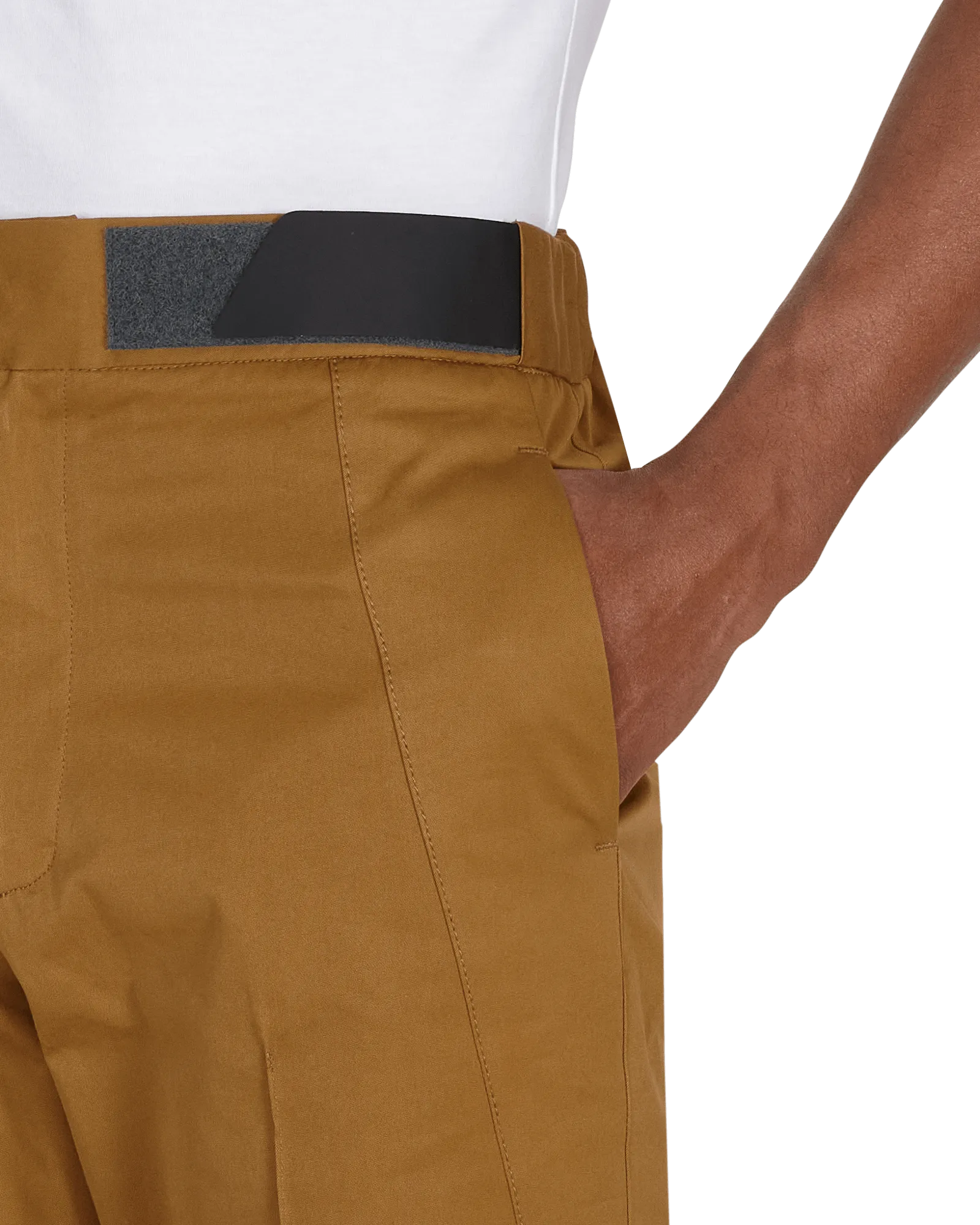 Diagonal Attica Pants Brown