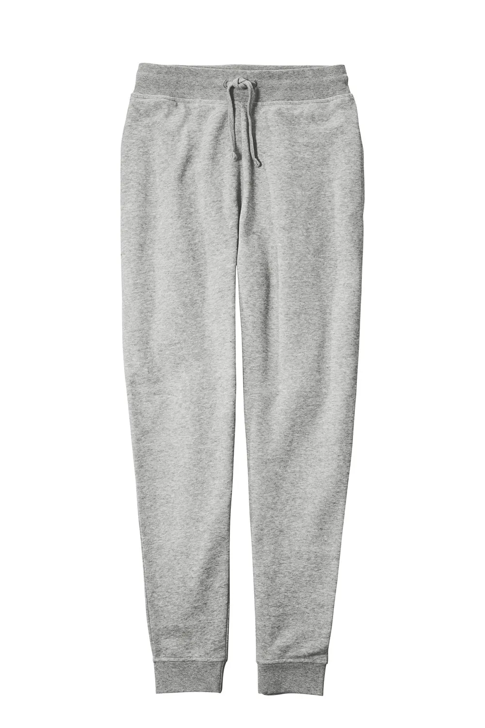District Mens V.I.T. Fleece Jogger Sweatpants w/ Pockets - Heather Light Grey