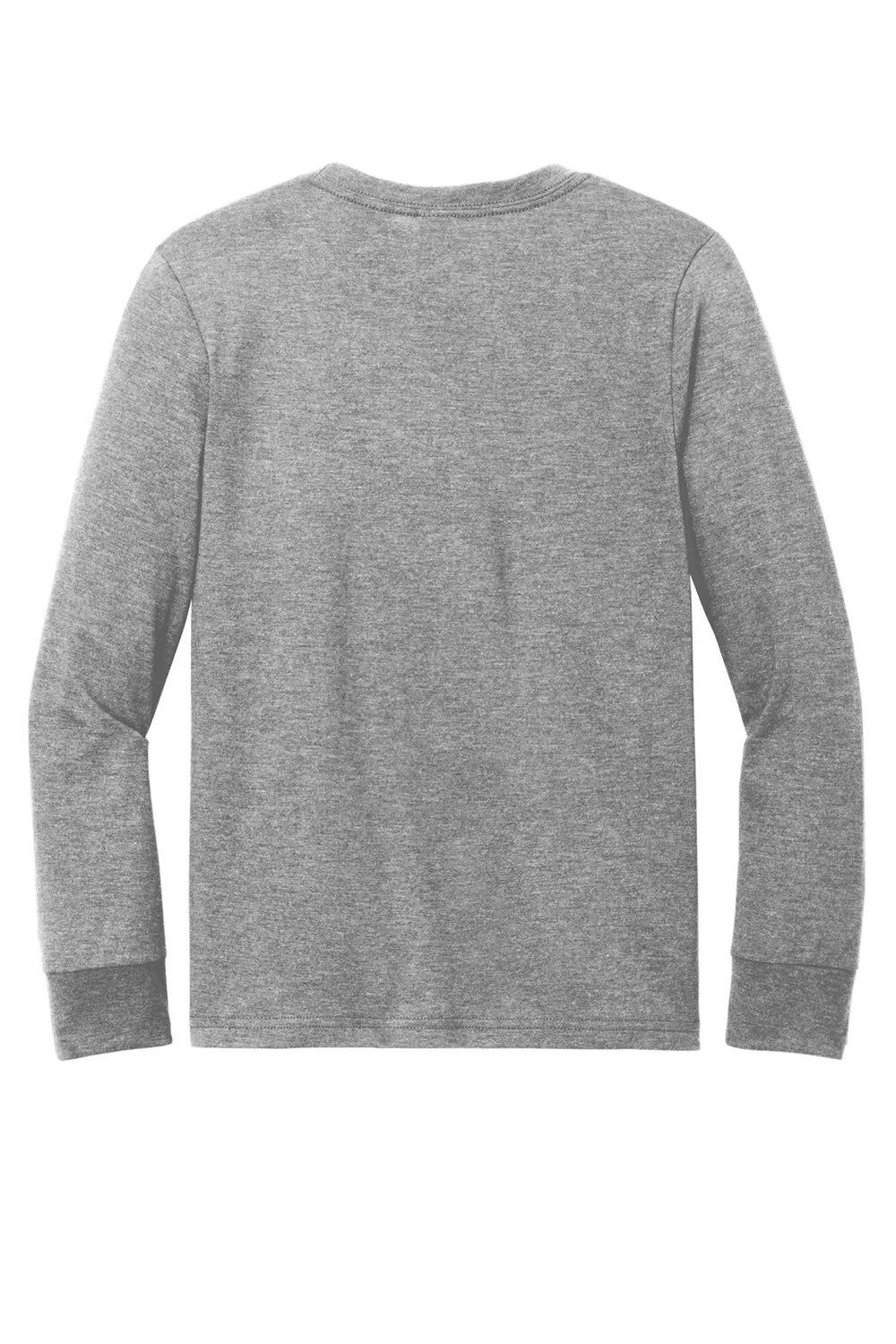 District Youth Perfect Tri Long Sleeve Crewneck T-Shirt - Grey Frost