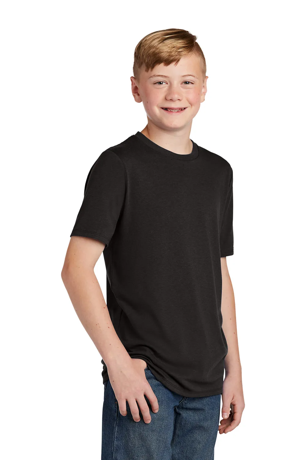 District Youth Perfect Tri Short Sleeve Crewneck T-Shirt - Black