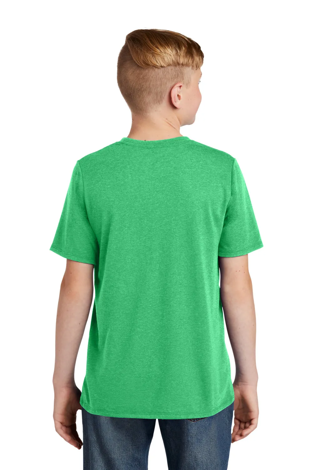 District Youth Perfect Tri Short Sleeve Crewneck T-Shirt - Green Frost