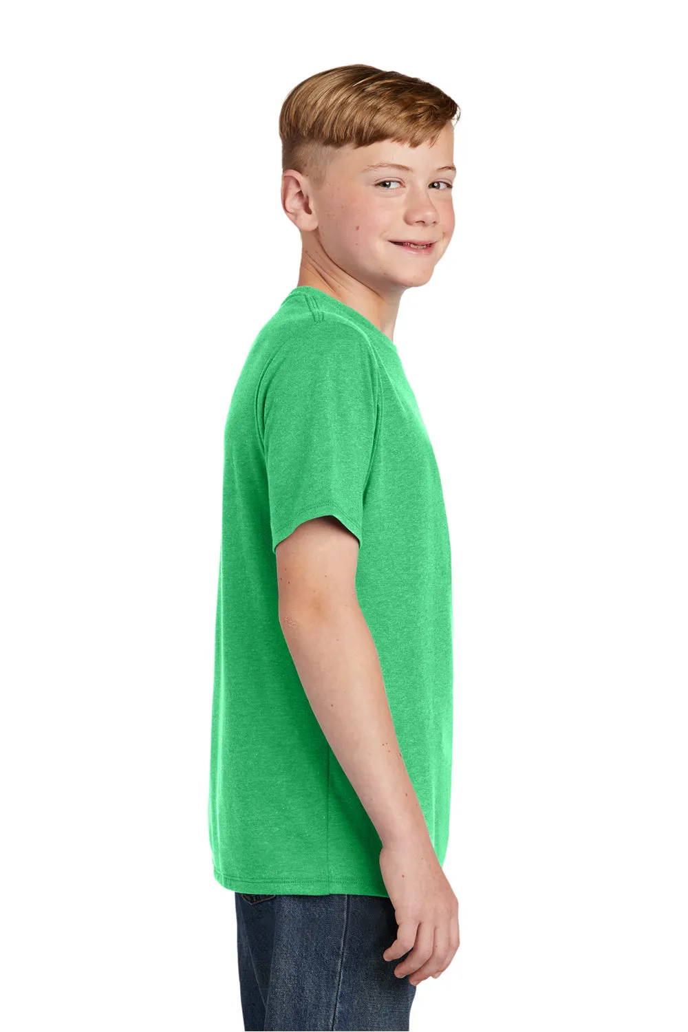 District Youth Perfect Tri Short Sleeve Crewneck T-Shirt - Green Frost