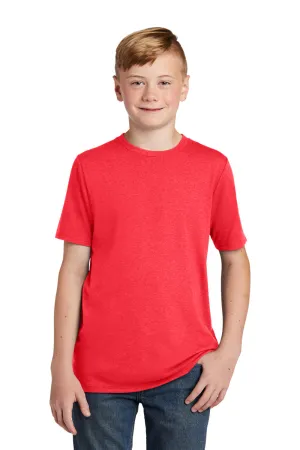 District Youth Perfect Tri Short Sleeve Crewneck T-Shirt - Red Frost