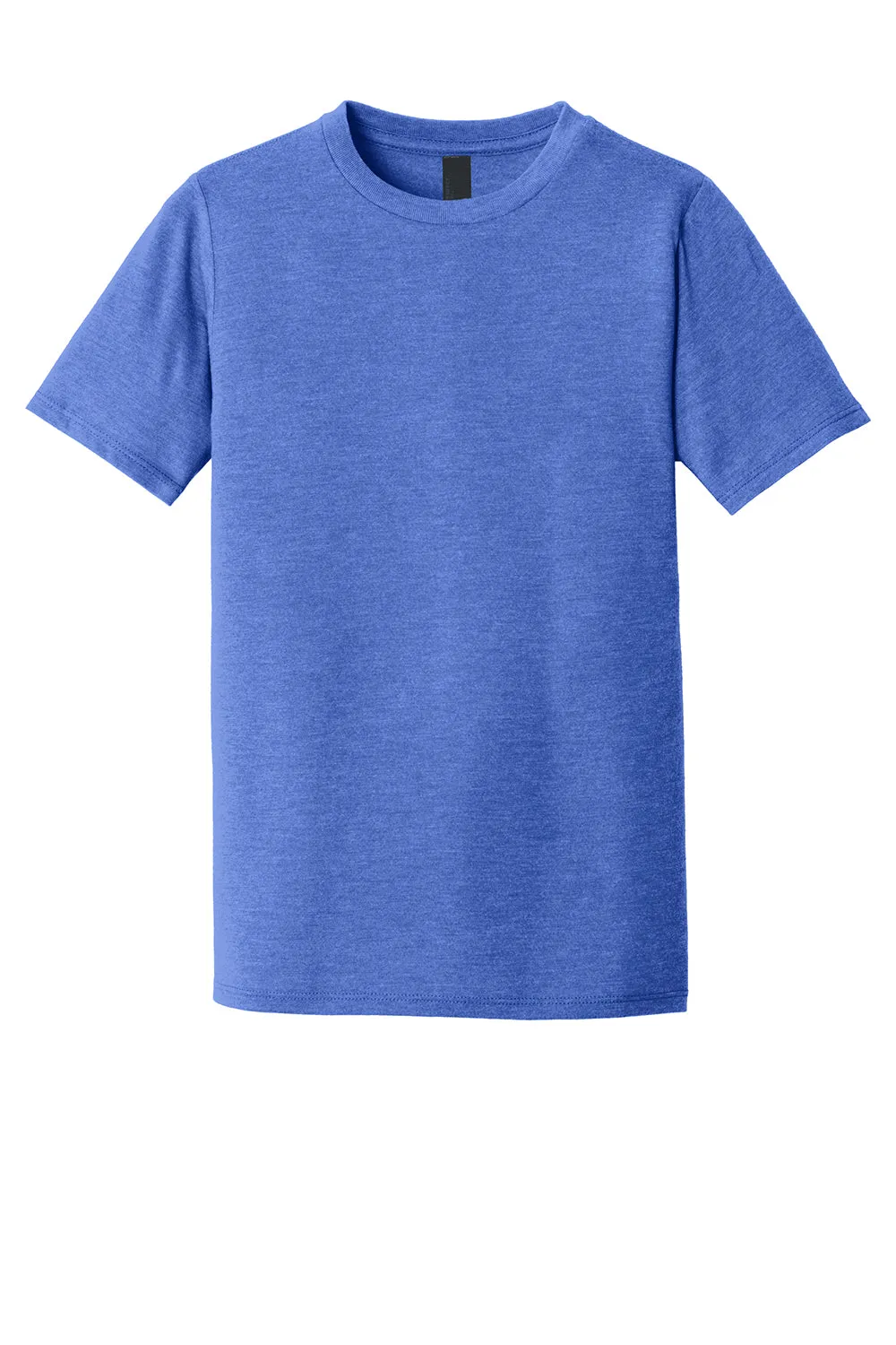 District Youth Perfect Tri Short Sleeve Crewneck T-Shirt - Royal Blue Frost