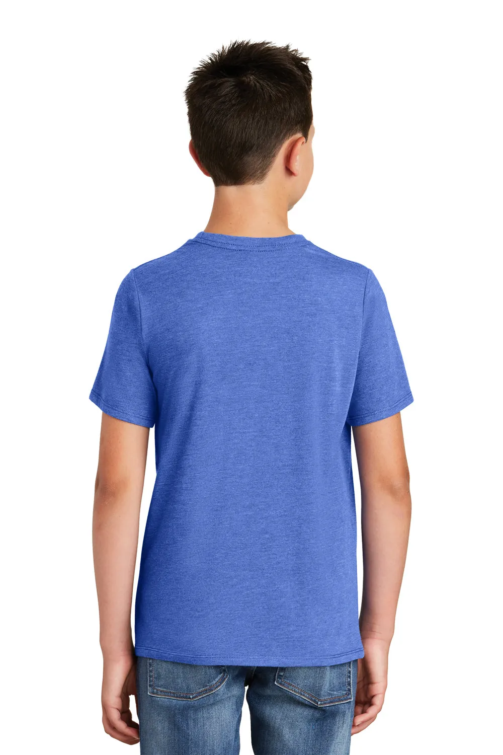 District Youth Perfect Tri Short Sleeve Crewneck T-Shirt - Royal Blue Frost