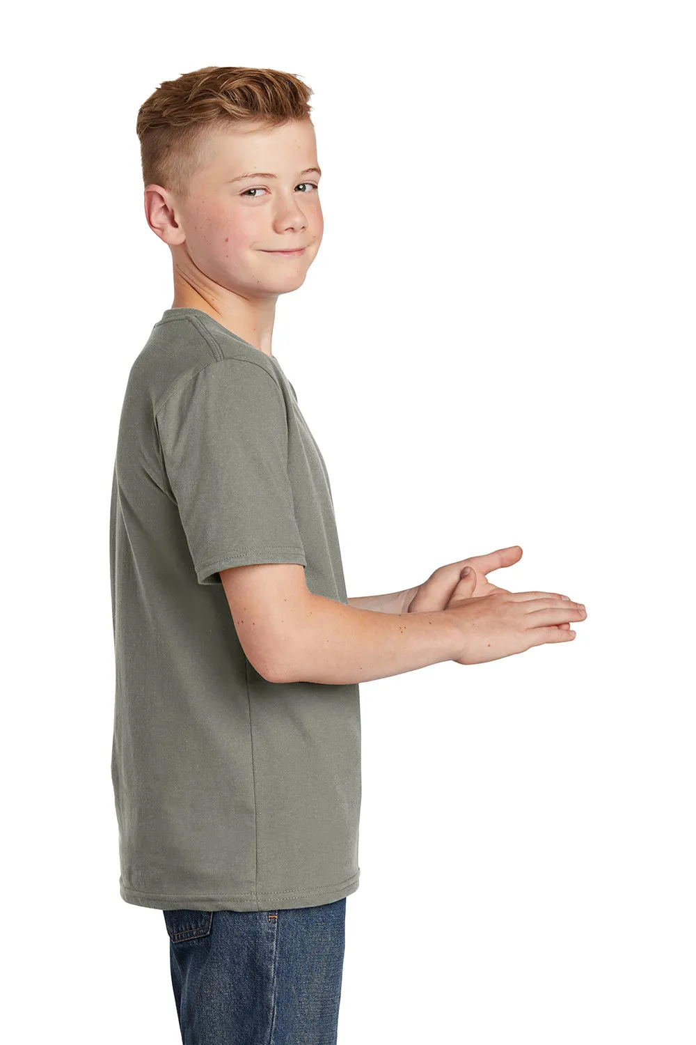 District Youth Very Important Short Sleeve Crewneck T-Shirt - Deep Smoke Grey