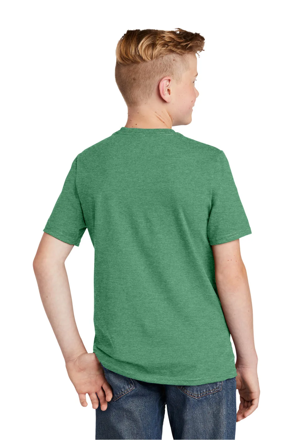 District Youth Very Important Short Sleeve Crewneck T-Shirt - Heather Kelly Green