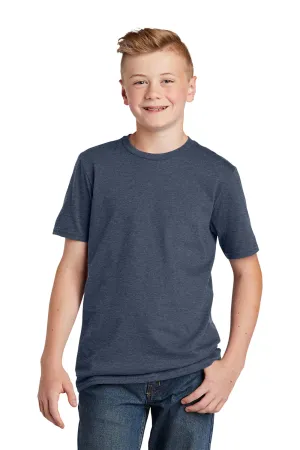 District Youth Very Important Short Sleeve Crewneck T-Shirt - Heather Navy Blue