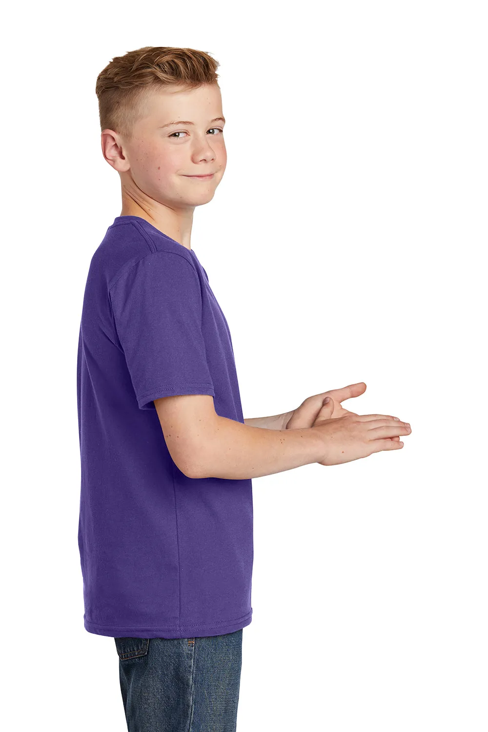 District Youth Very Important Short Sleeve Crewneck T-Shirt - Purple