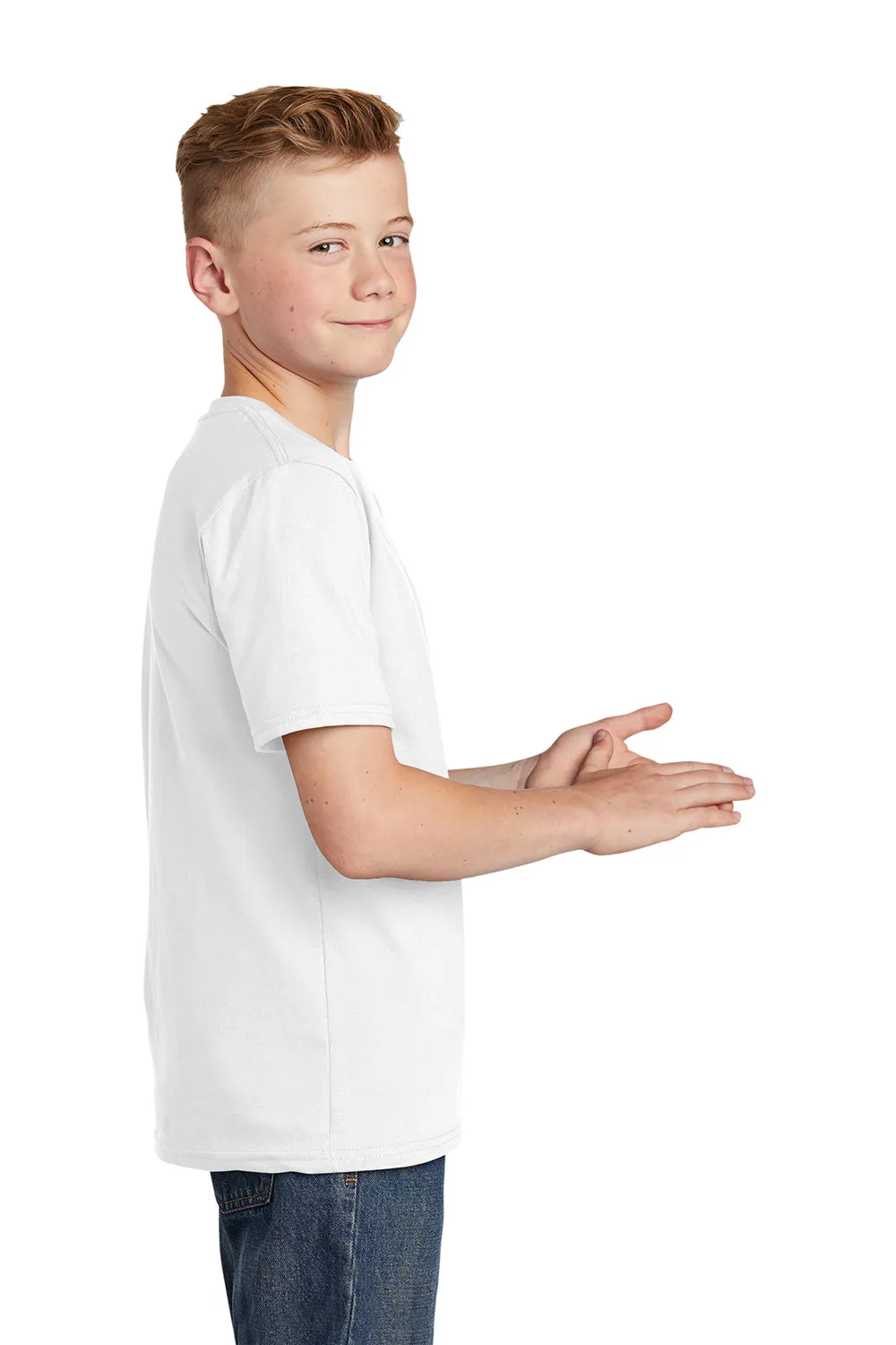 District Youth Very Important Short Sleeve Crewneck T-Shirt - White