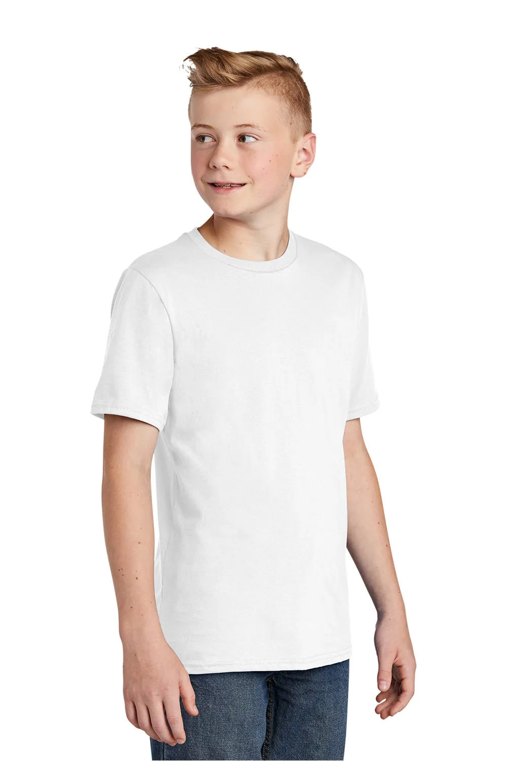 District Youth Very Important Short Sleeve Crewneck T-Shirt - White