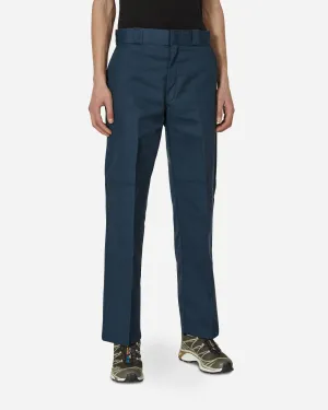 Double Knee Work Pants Blue