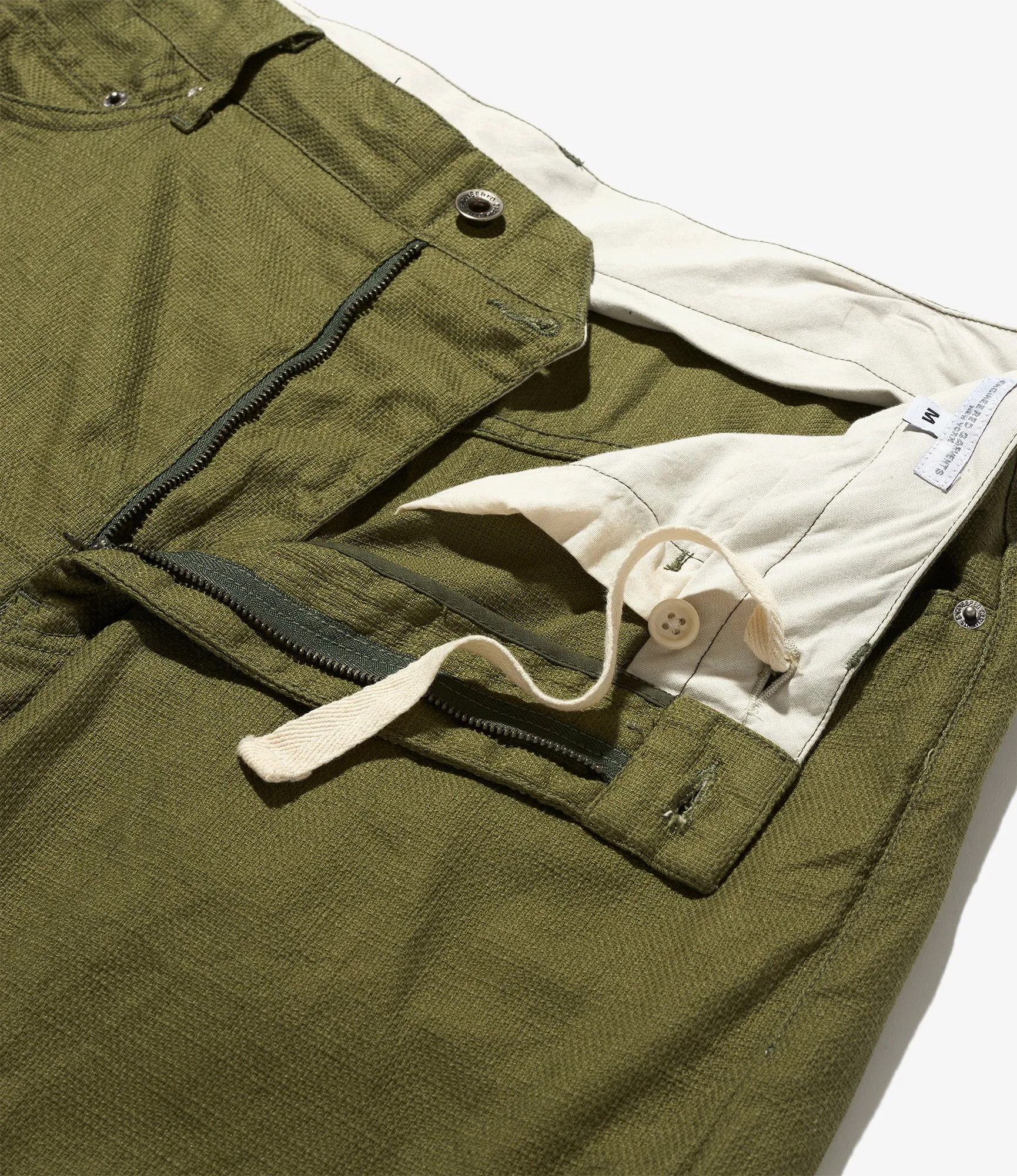 Engineered Garments RF Jeans - Olive CL Java Cloth