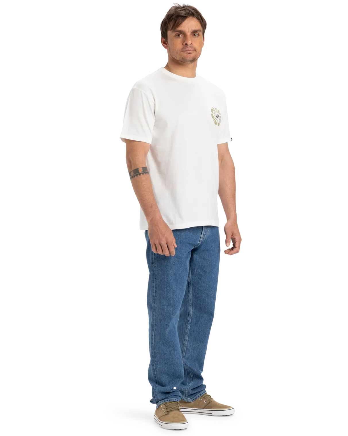 EVO Roads End T-Shirt in Snow White