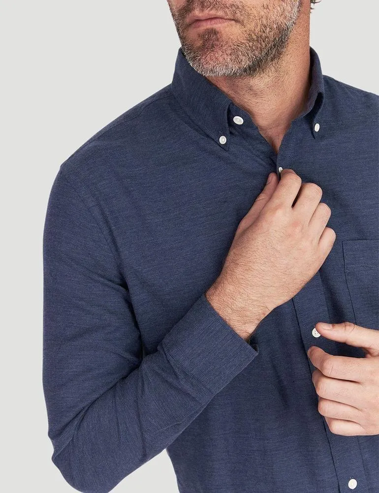 Faherty | Melange Oxford Shirt