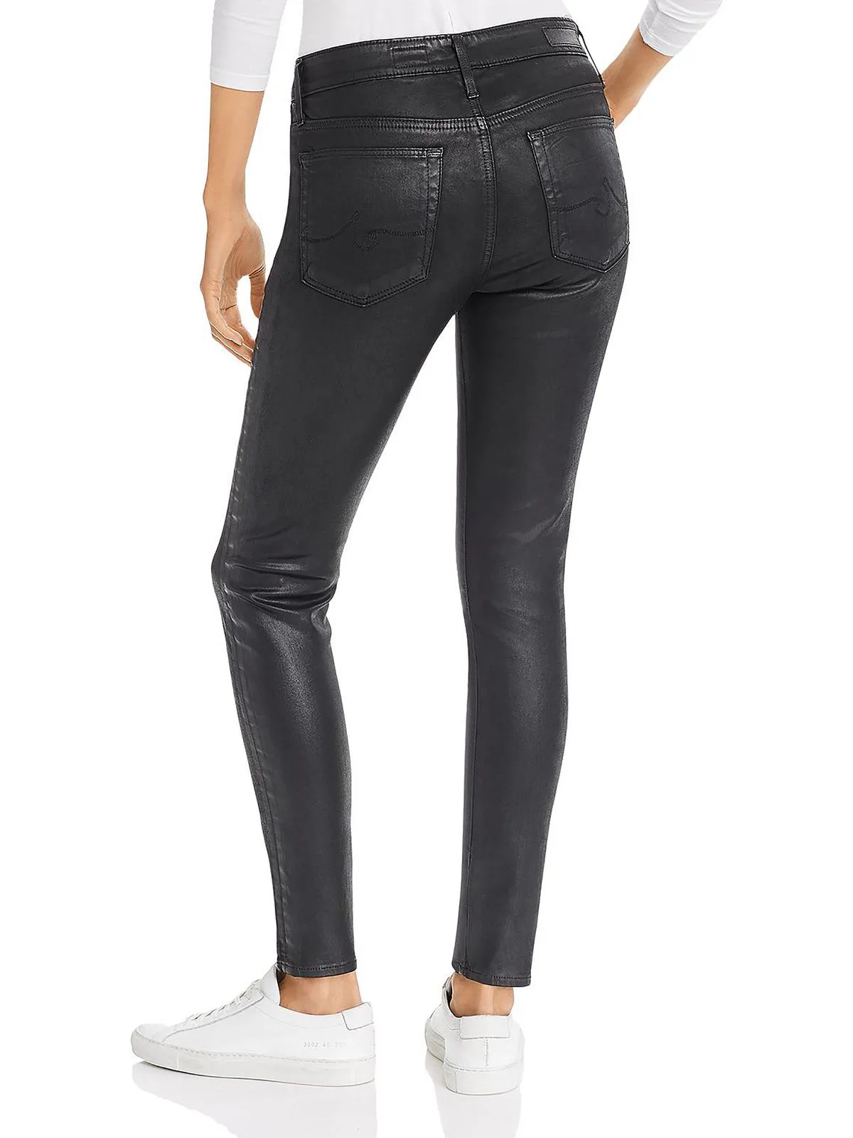 Farrah Womens Denim Coated Colored Skinny Jeans
