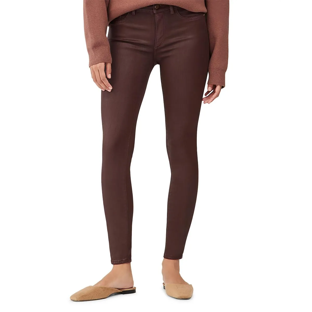 Florence Womens Denim Skinny Ankle Pants