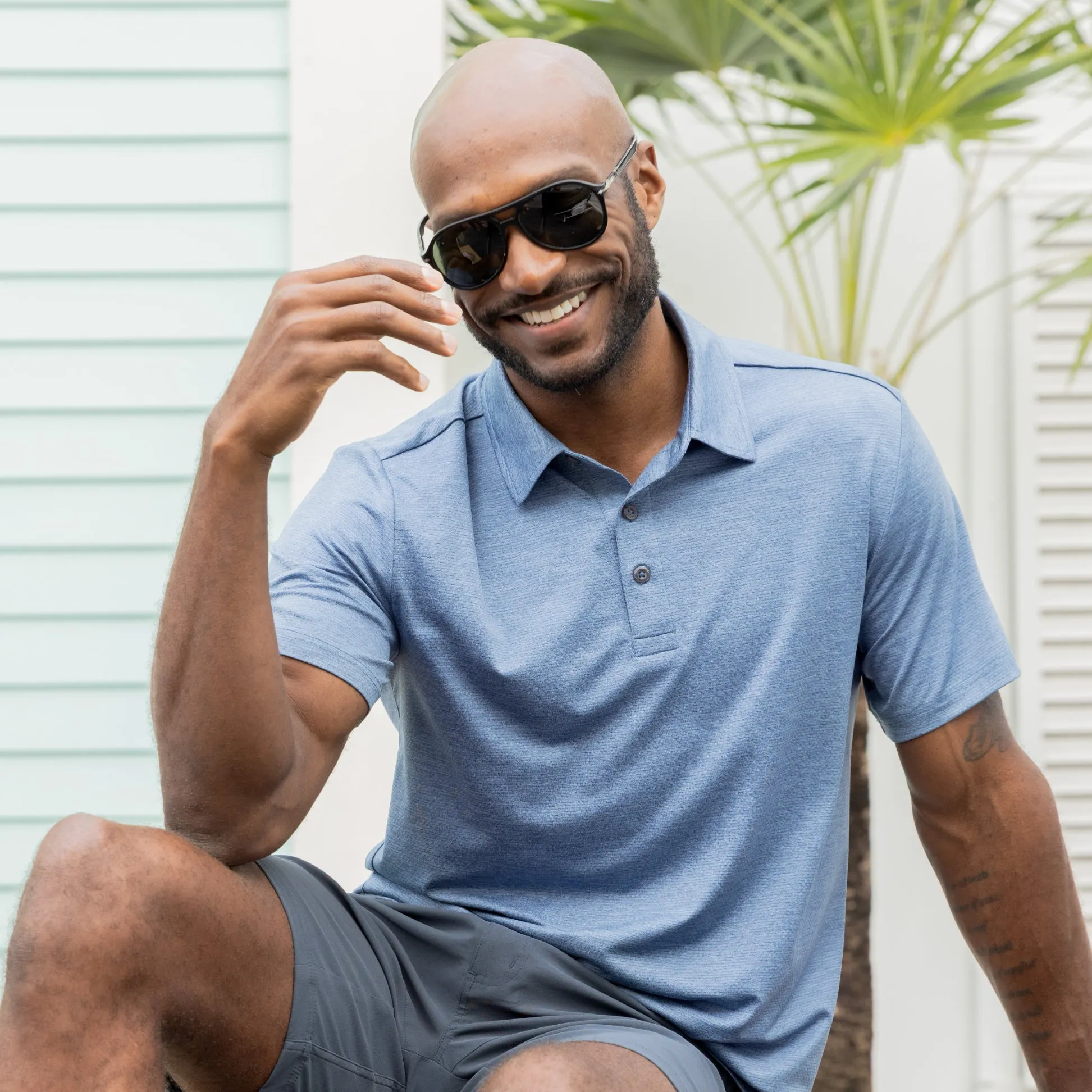 Free Country Men's SunFree UPF Polo Shirt