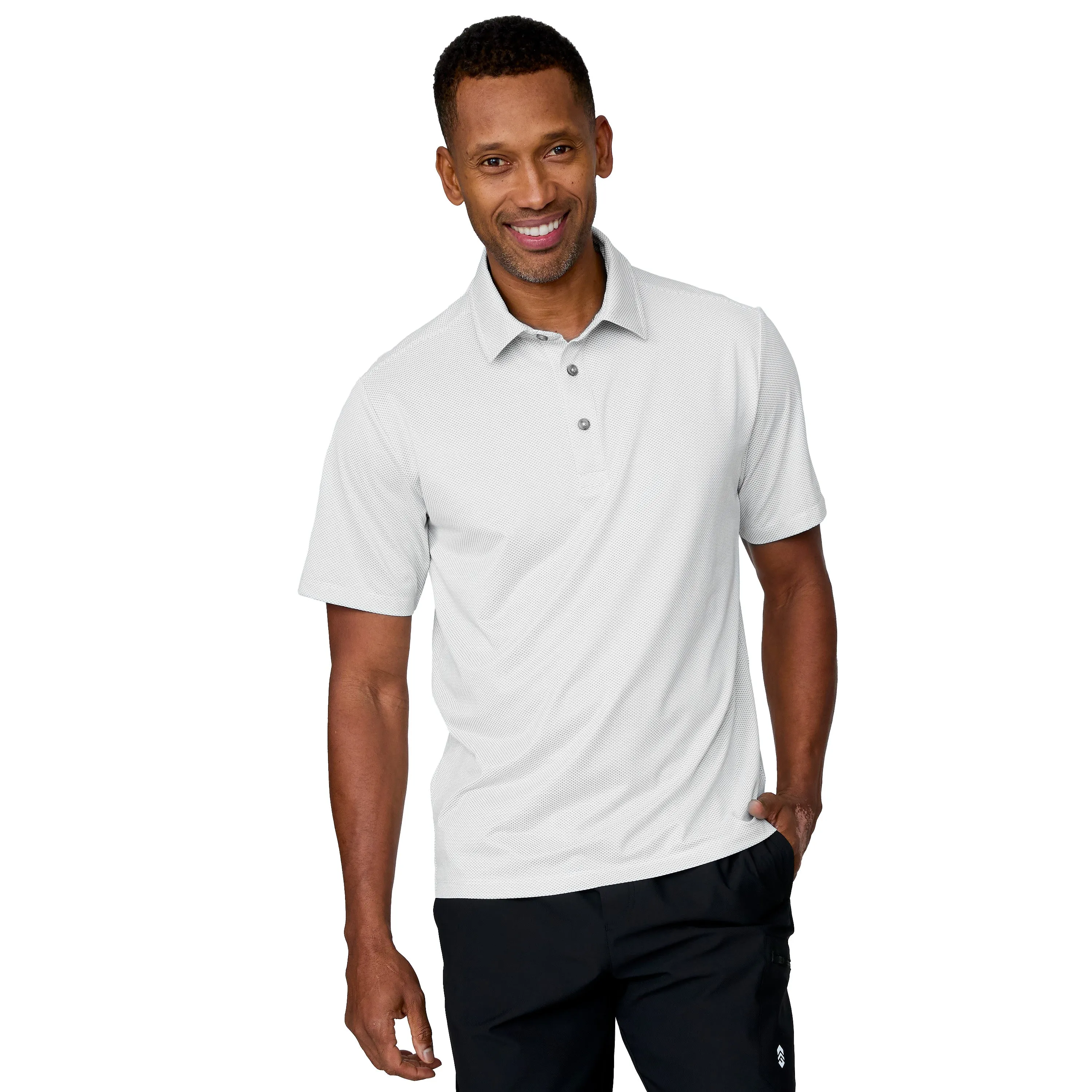 Free Country Men's Tech Pique Polo Shirt