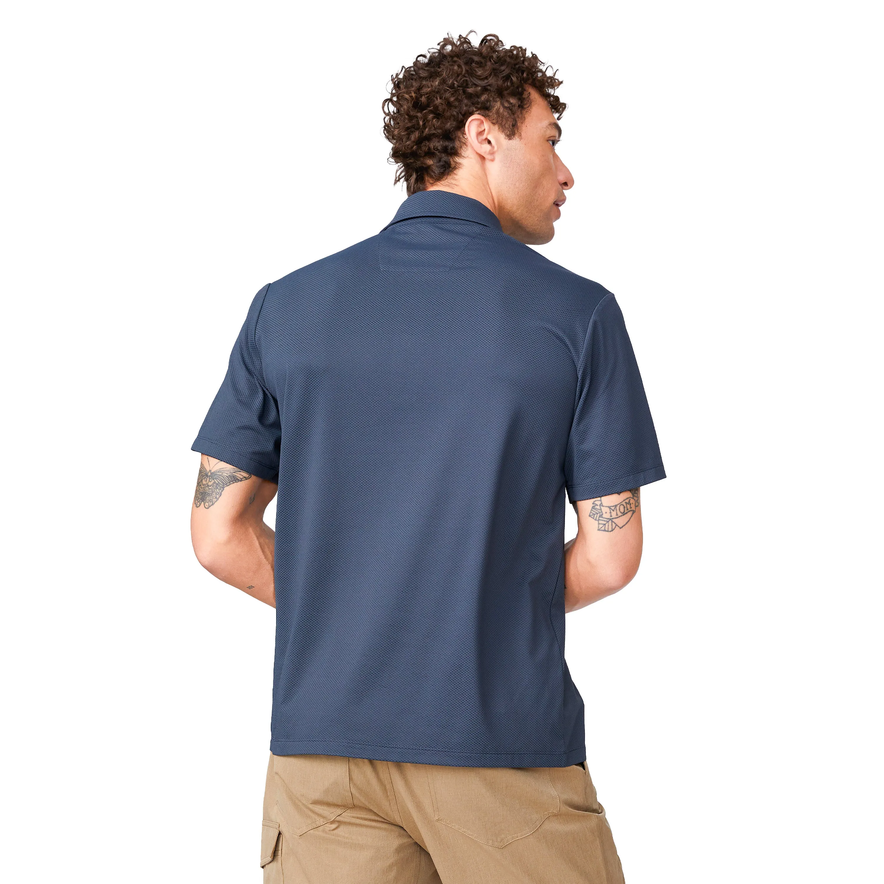 Free Country Men's Tech Pique Polo Shirt
