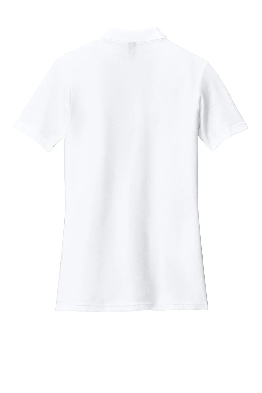 Gildan Womens Softstyle Pique Short Sleeve Polo Shirt - White