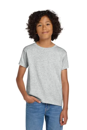 Gildan Youth DryBlend Moisture Wicking Short Sleeve Crewneck T-Shirt - Ash Grey