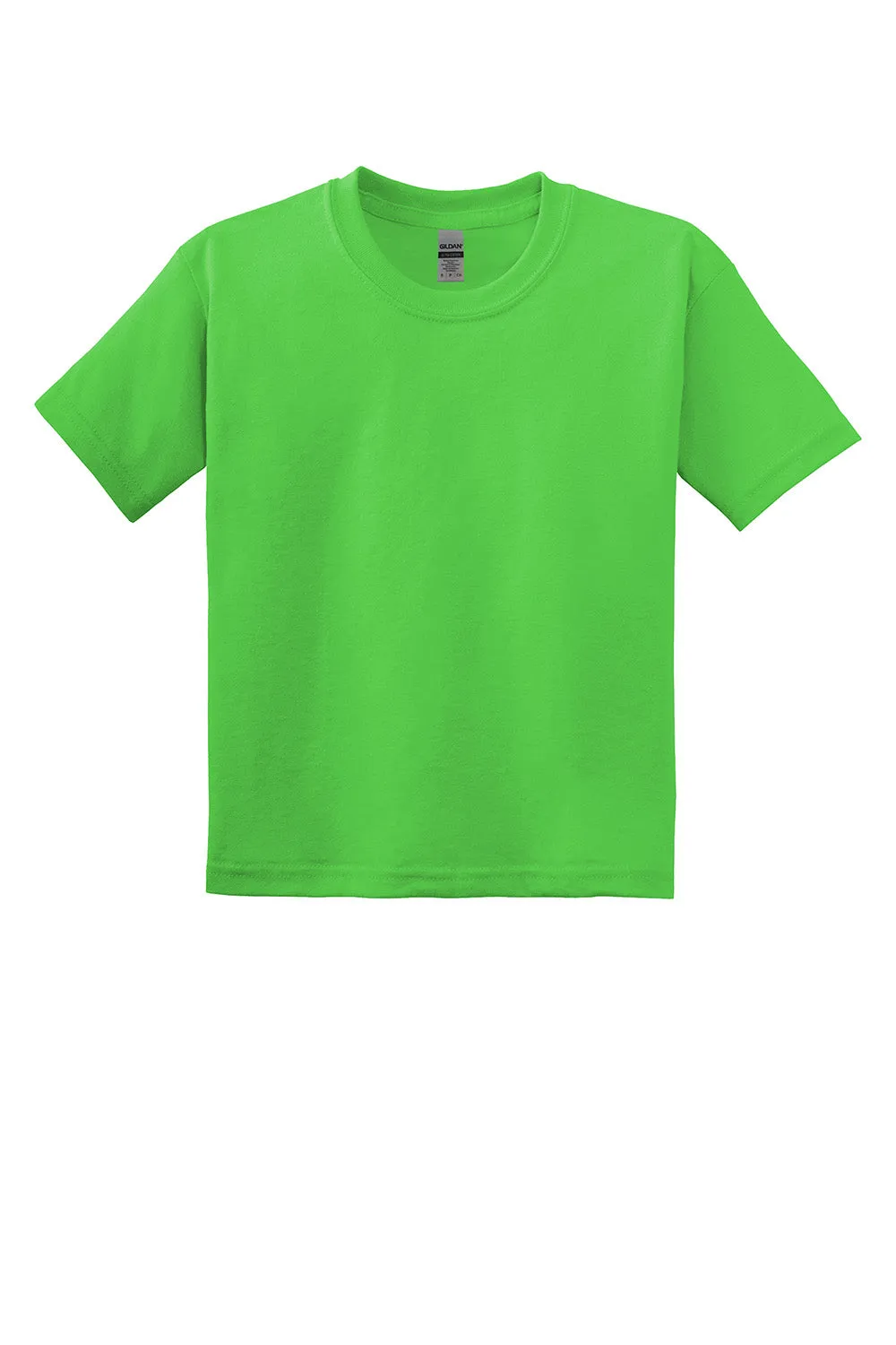 Gildan Youth DryBlend Moisture Wicking Short Sleeve Crewneck T-Shirt - Electric Green