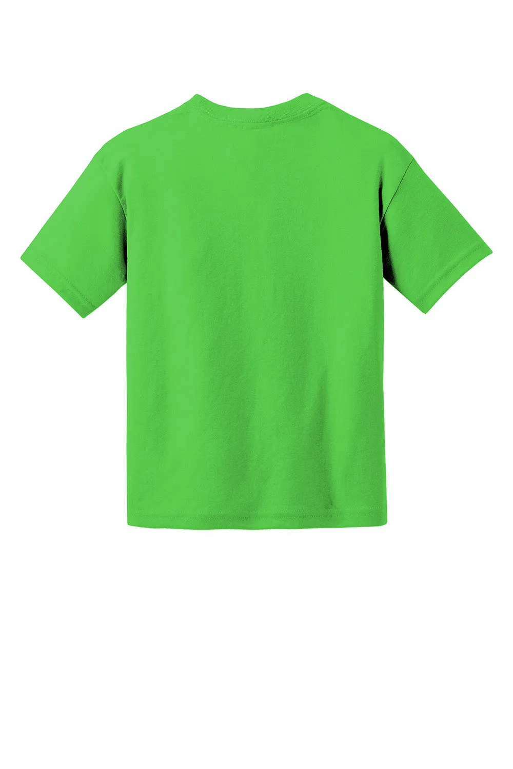 Gildan Youth DryBlend Moisture Wicking Short Sleeve Crewneck T-Shirt - Electric Green