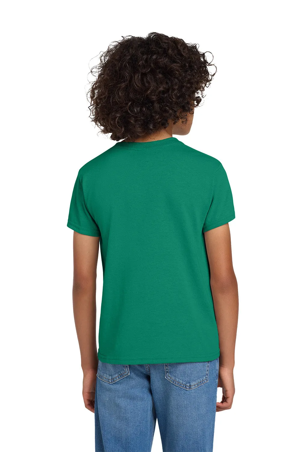 Gildan Youth DryBlend Moisture Wicking Short Sleeve Crewneck T-Shirt - Kelly Green