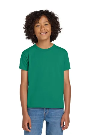 Gildan Youth DryBlend Moisture Wicking Short Sleeve Crewneck T-Shirt - Kelly Green