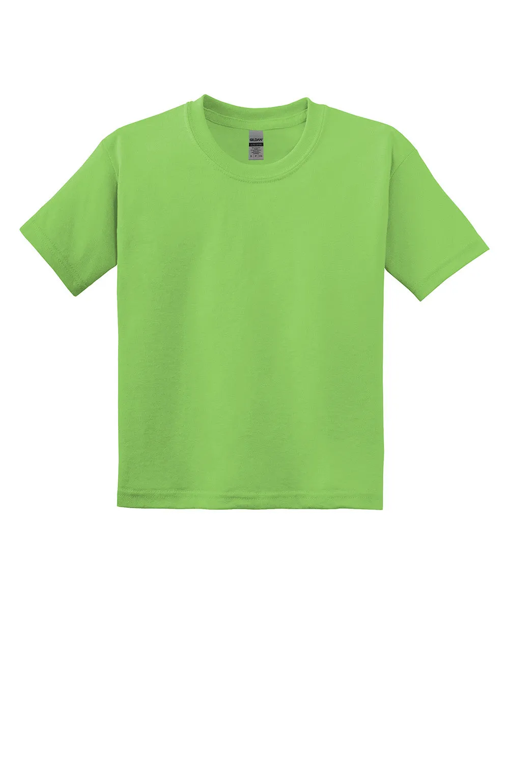 Gildan Youth DryBlend Moisture Wicking Short Sleeve Crewneck T-Shirt - Lime Green