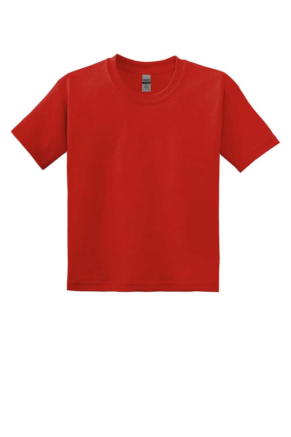 Gildan Youth DryBlend Moisture Wicking Short Sleeve Crewneck T-Shirt - Red