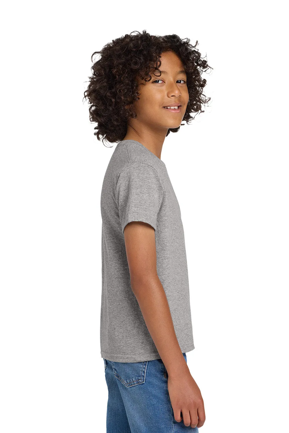 Gildan Youth DryBlend Moisture Wicking Short Sleeve Crewneck T-Shirt - Sport Grey