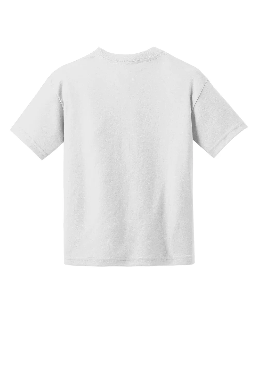 Gildan Youth DryBlend Moisture Wicking Short Sleeve Crewneck T-Shirt - White