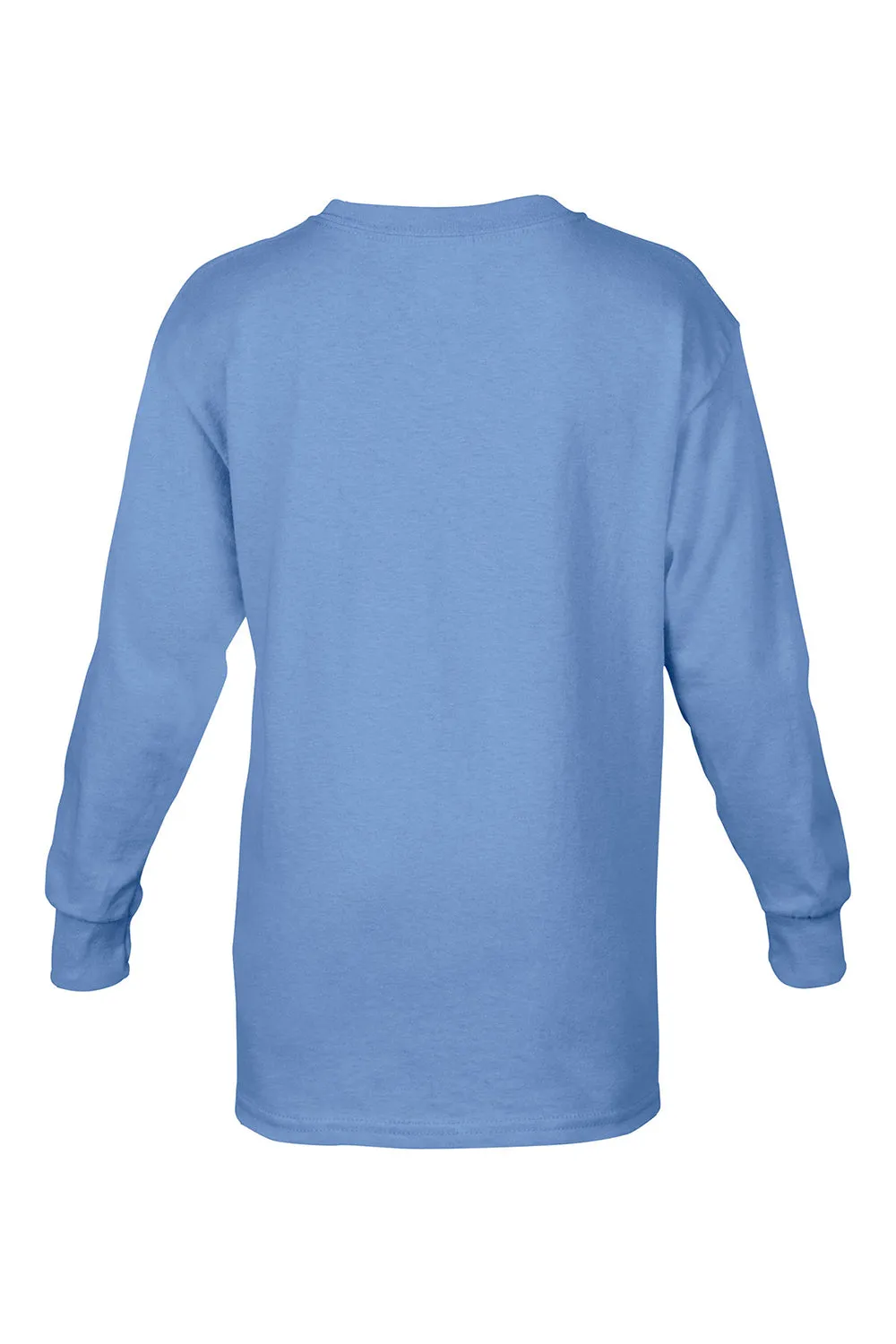 Gildan Youth Long Sleeve Crewneck T-Shirt - Carolina Blue