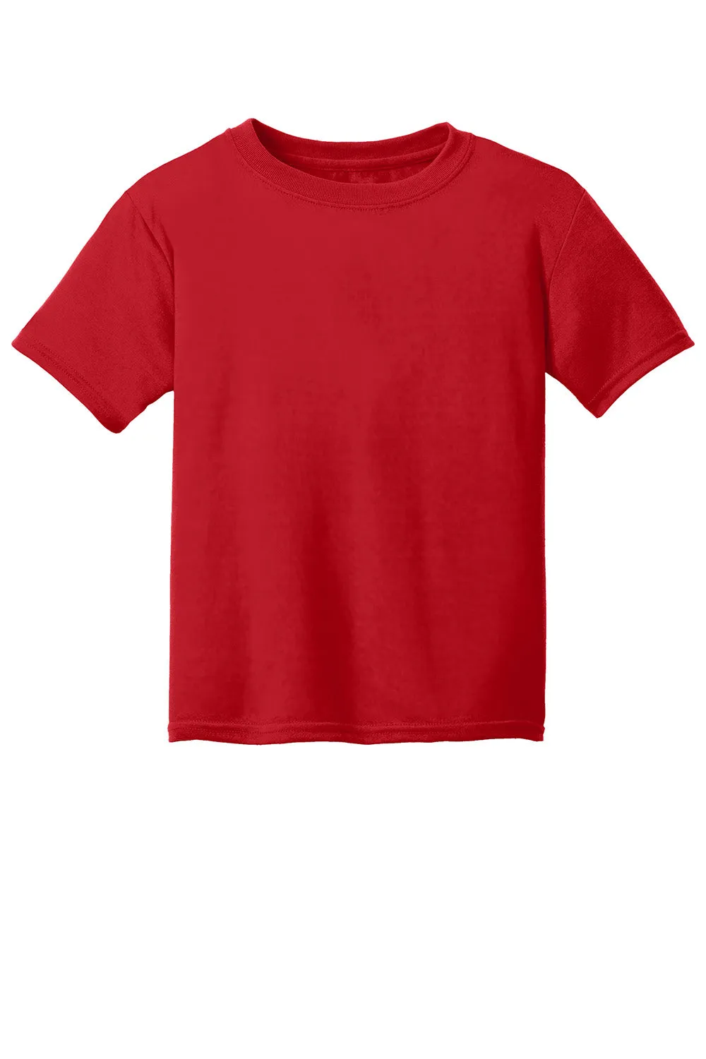 Gildan Youth Performance Jersey Moisture Wicking Short Sleeve Crewneck T-Shirt - Red